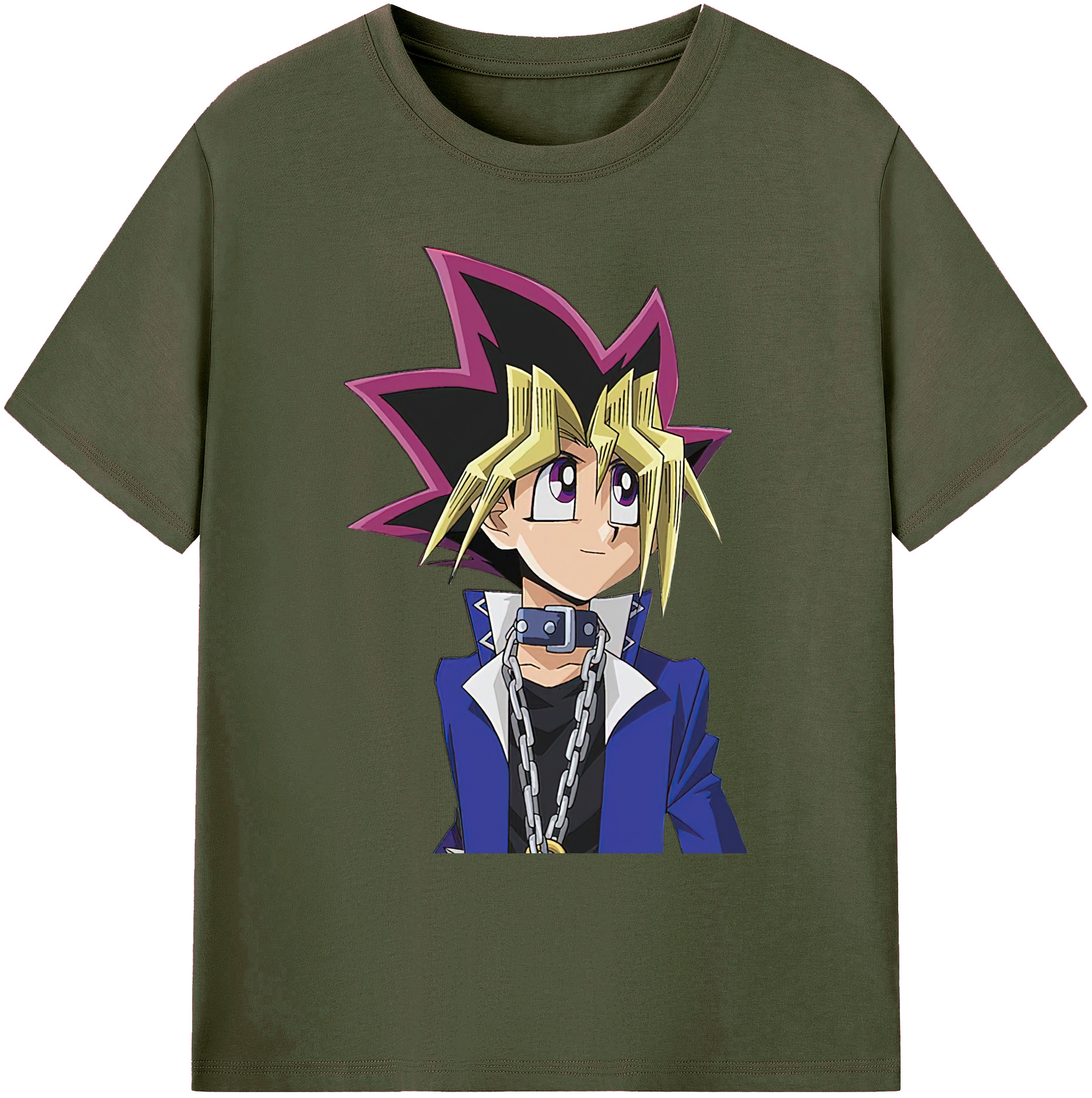 （画像用） 遊☆戯☆王 Yu-Gi-Oh! 綿100％ メンズ半袖Tシャツ｜肌触りやわらか＆通気性